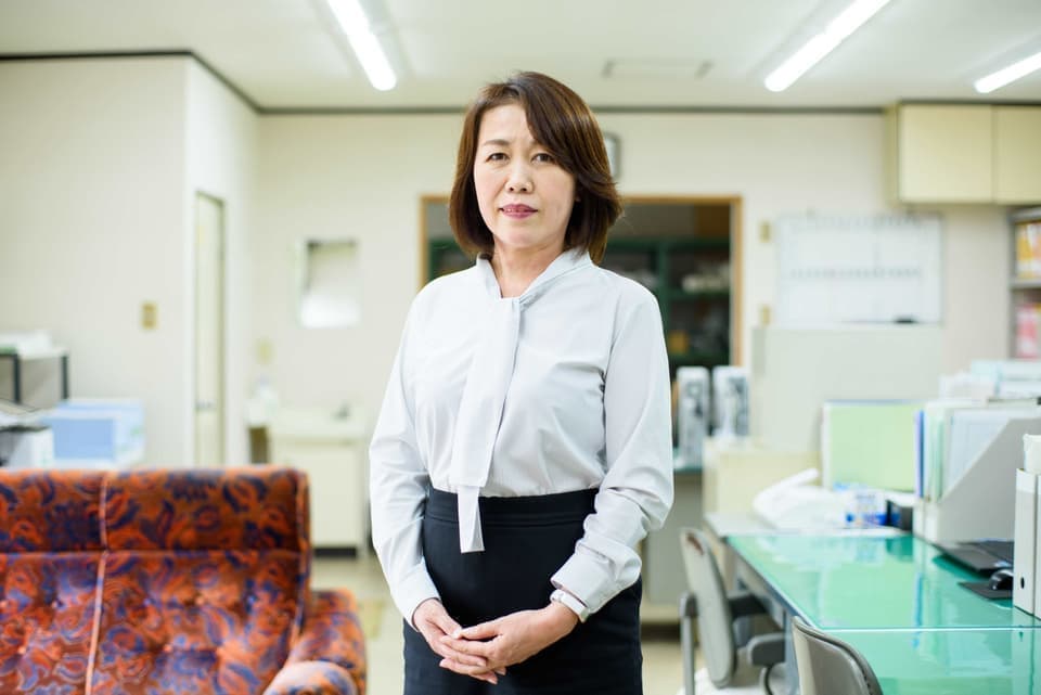 北陸フジクリーン女性 インタビュー写真